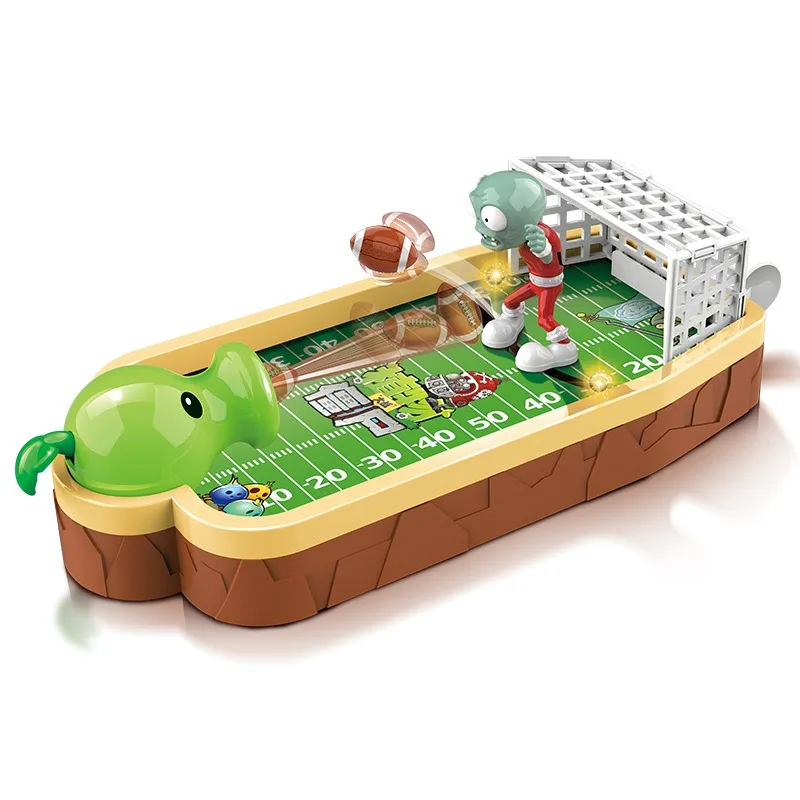 Plant Parent Vs Plantin - プラントvs.ゾンビ キッズデスクトップフットボールカタパルトゲーム インタラクティブゴールシューティングトイ 親子対戦ボードゲーム