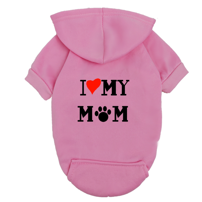 I Love My Mom Dog パーカー - かわいい足 - Plant Parent Hoodie のレビューと価格