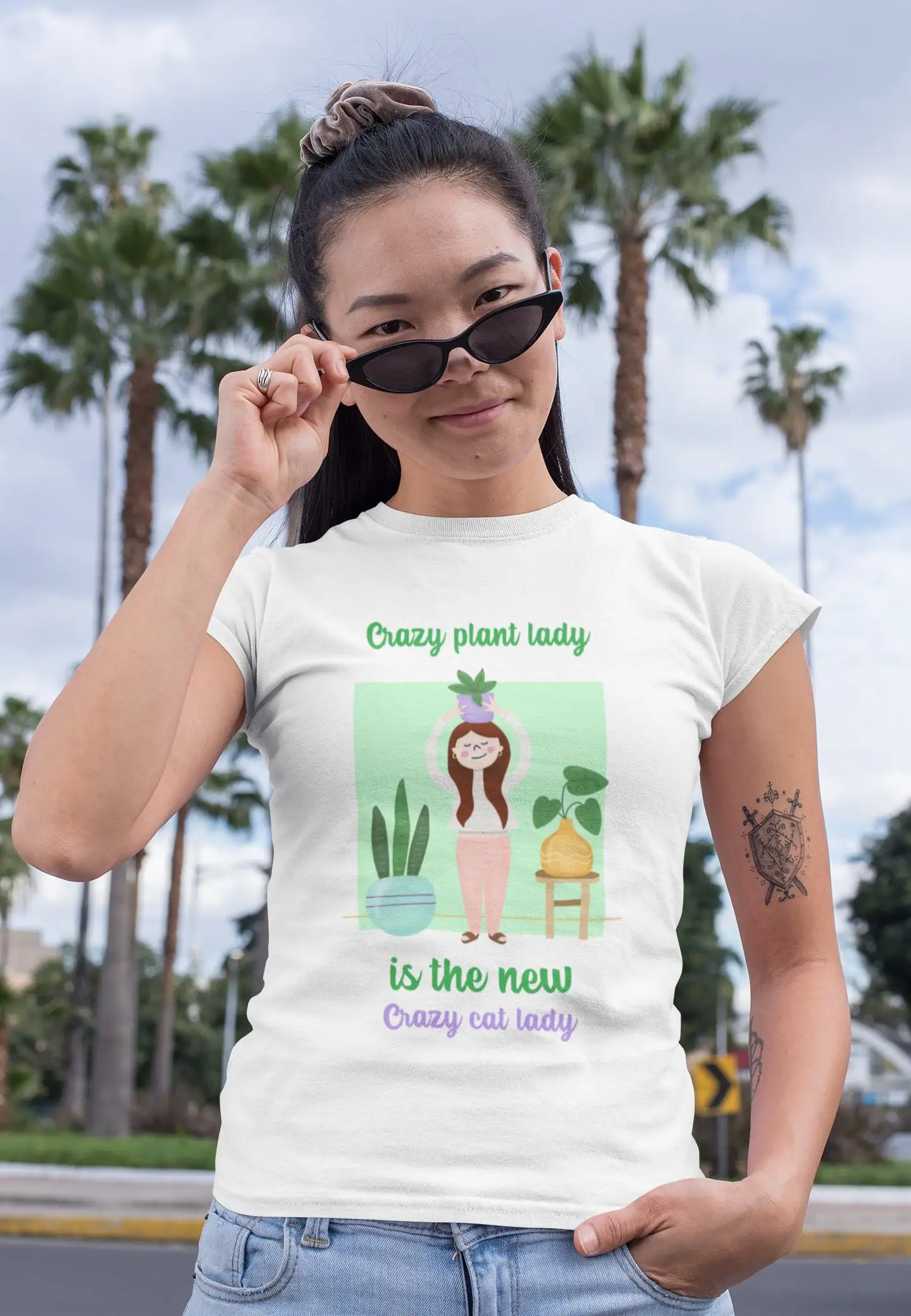 Crazy Plant Lady は新しい猫のママ、ペットの - New Plant Parent のレビューと価格
