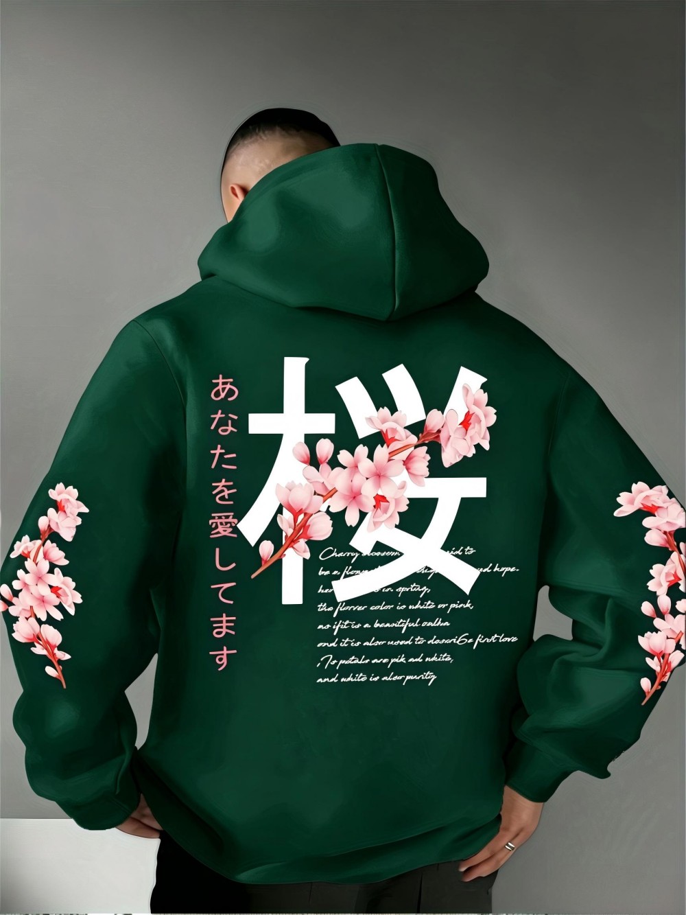 欧米風メンズ秋物レトロ花柄レタープリントマイクロストレッチ快 - Plant Parent Hoodie のレビューと価格
