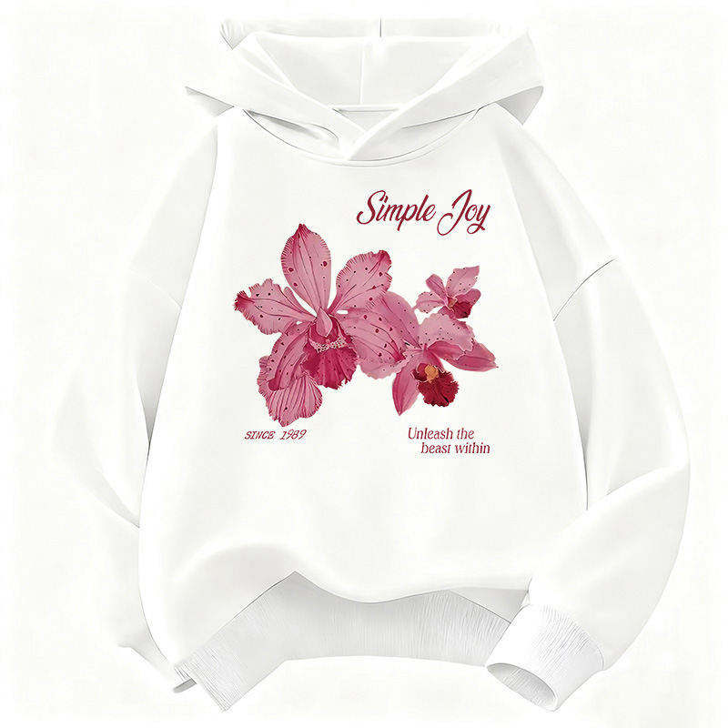 花柄デザインのグラフィックプルオーバーフーディー、子供用スウ - Plant Parent Hoodie のレビューと価格