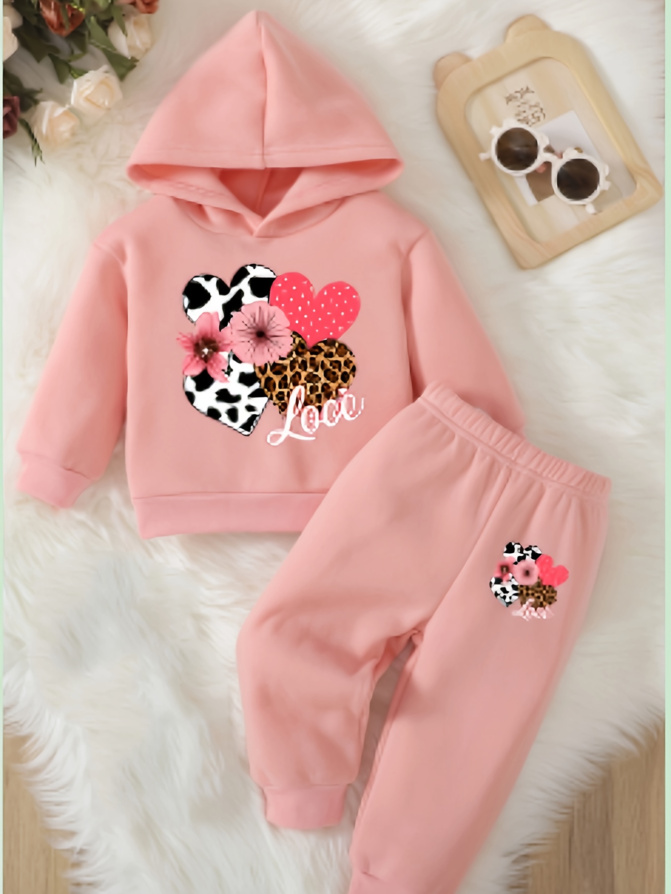 女の赤ちゃん愛愛花柄パーカー+カジュアルパンツ2点セット春と - Plant Parent Hoodie のレビューと価格