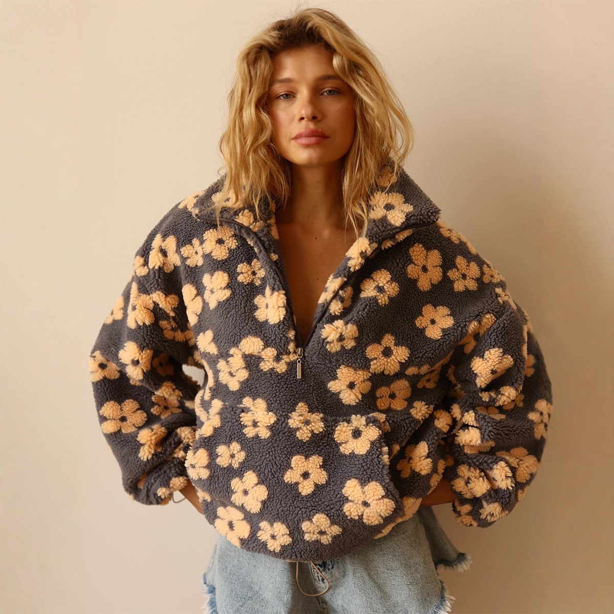 女性の 2027New ポーラーフリースフラワーブロッサムセ - Plant Parent Hoodie のレビューと価格
