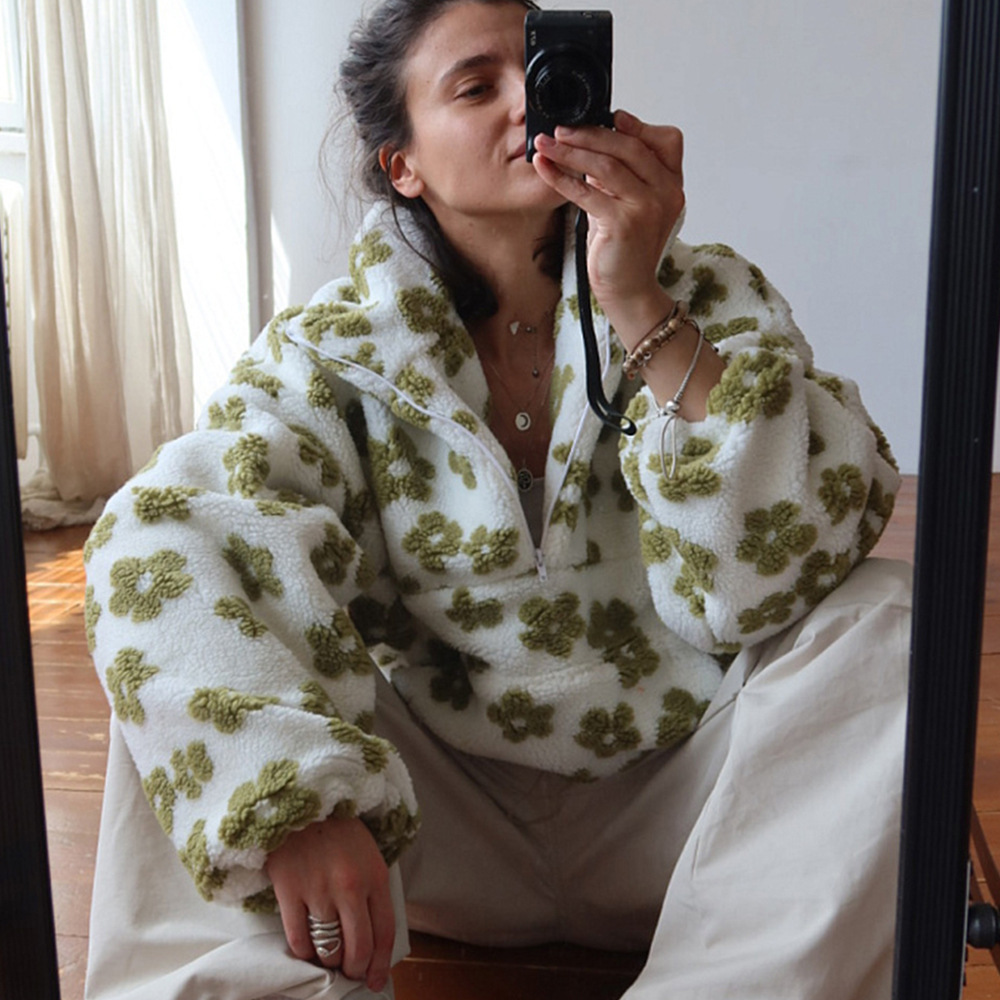 女性の 2027New ポーラーフリースフラワーブロッサムセ - Plant Parent Hoodie のレビューと価格