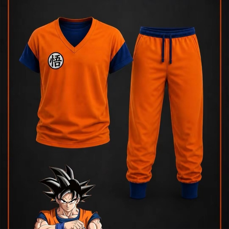新ドラゴンボール 孫悟空 コスプレ 3D Tシャツ＆パンツセ - Plant Parent T Shirt のレビューと価格