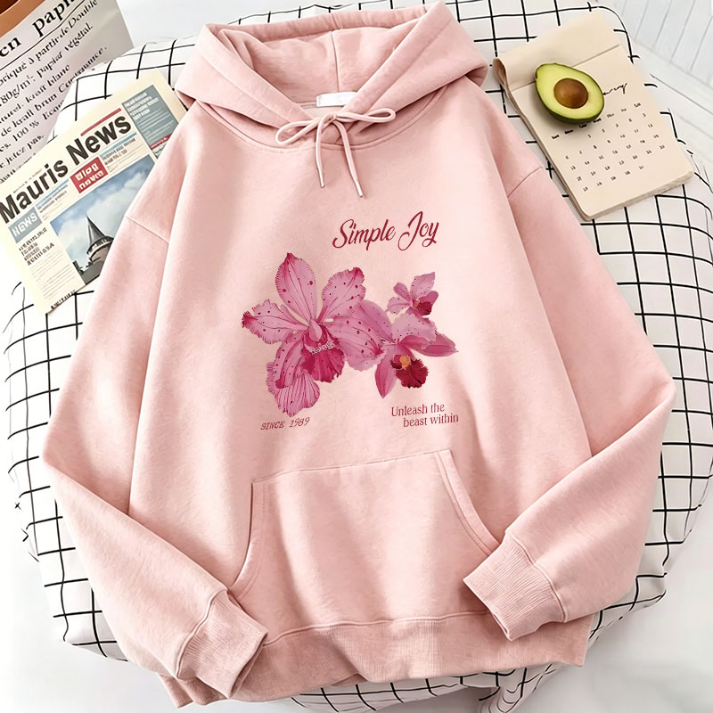 原宿グラフィックプルオーバーフラワーデザインフード付きスウェ - Plant Parent Hoodie のレビューと価格