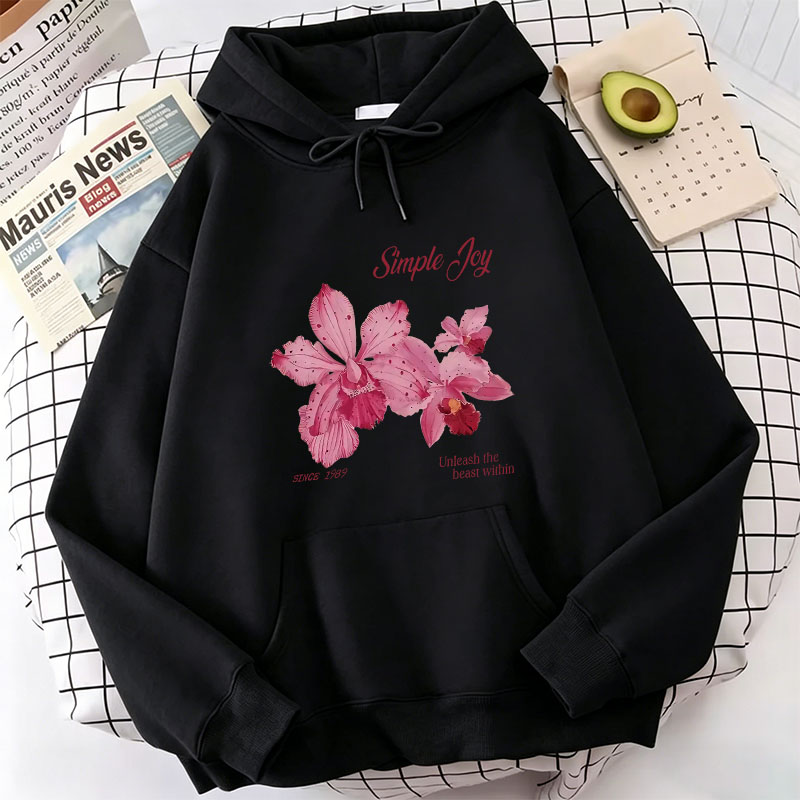 原宿グラフィックプルオーバーフラワーデザインフード付きスウェ - Plant Parent Hoodie のレビューと価格
