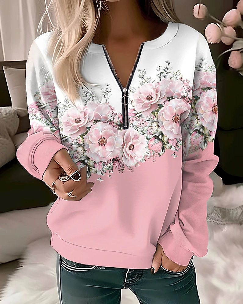 女性のパーカー女性ファッション花パーカー花の絵トレーナージッ - Plant Parent Hoodie のレビューと価格