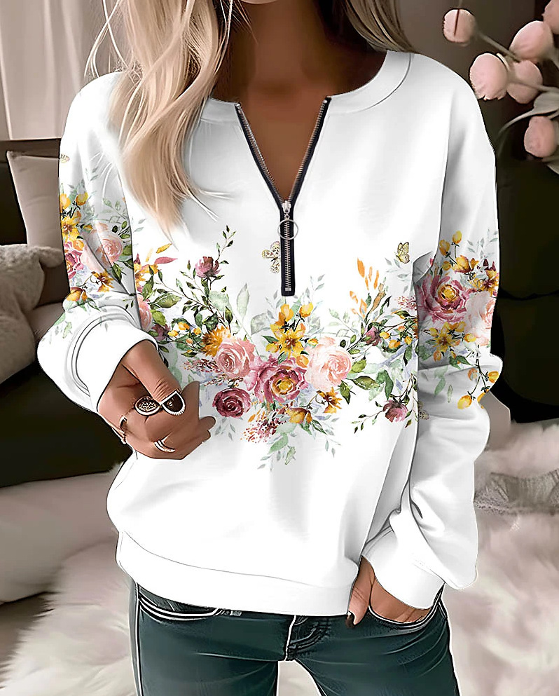 女性のパーカー女性ファッション花パーカー花の絵トレーナージッ - Plant Parent Hoodie のレビューと価格